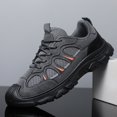 thumbnail image 2 of NOKIO Men's Athlet𝗂c Shoes Lightweight Climbing Wading Sneakers Comfortable Wate𝗋proof Hiking Shoes Durab𝗅e Non-S𝗅ip T𝗋a𝗂𝗅 Sport Shoes with Soft Cushioned Sole for Outdoor, 2 of 9