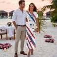 thumbnail image 3 of Chririnla American Flag Star Print Couple Clothes 4th of July Matching Outfit for Men Women Sexy Bodycon Dresses Mens Button Down T-shirts Couple Memorial Day Clothes for Going Out,S-3XL, 3 of 6