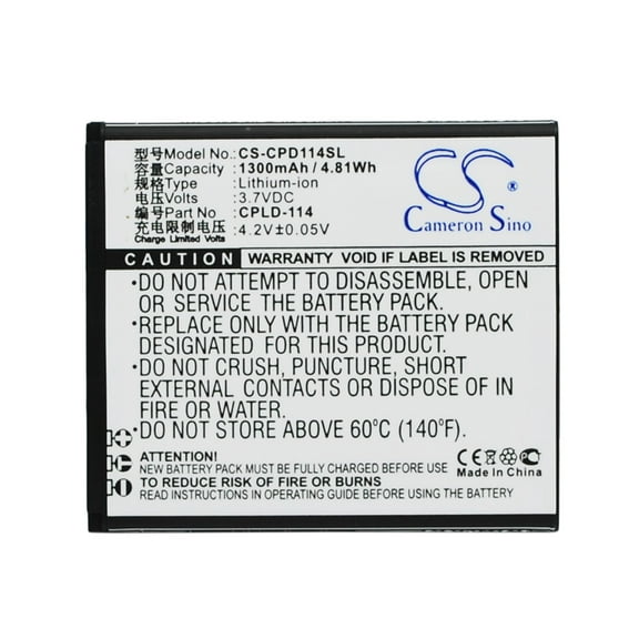 1300mAh CPLD-114 Battery for Coolpad 8079
