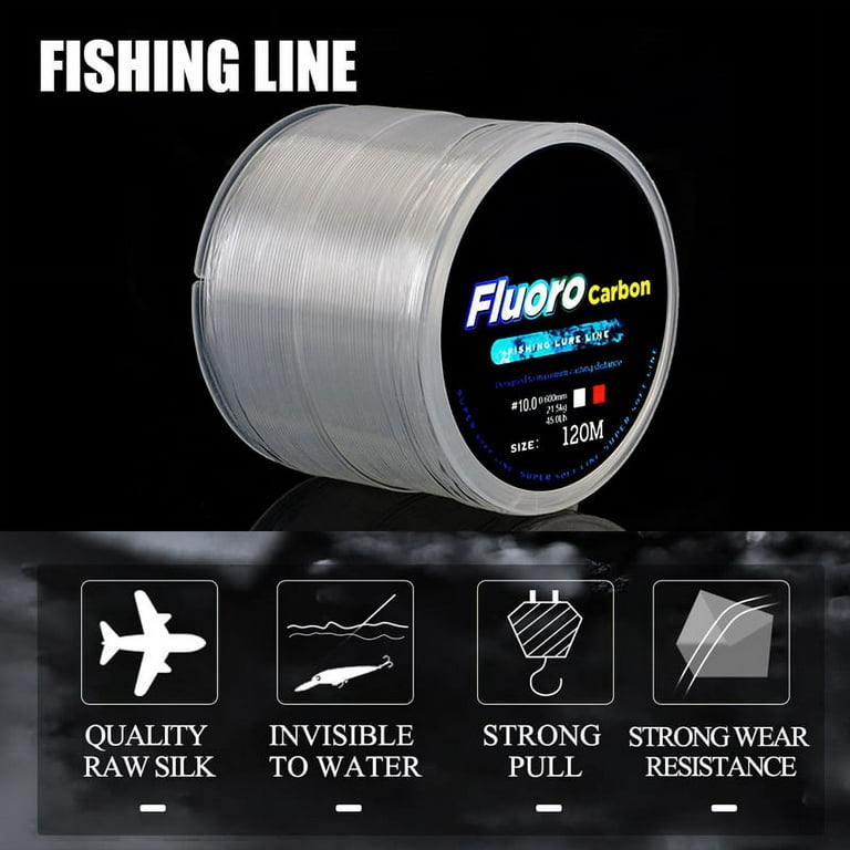 Monofilament Fishing Line Strong Mono Nylon Leader Line Clear