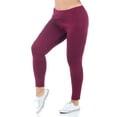 thumbnail image 3 of 24seven Comfort Apparel Plus Size Comfortable Ankle Length Stretch Leggings, 3 of 4
