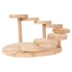 thumbnail image 1 of Soporte de madera para tartas, soporte multicapa para postres y tartas de boda., 1 of 8