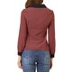 thumbnail image 3 of CAMISA DE MANGA LARGA CON CUELLO PETER PAN A CONTRASTE DE GINGHAM PARA MUJERES CHIC INSPIRADAS ROJO-Negro XS, 3 of 6