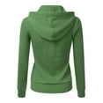 thumbnail image 2 of Doublju Women's Lightweight Pocket Zip-Up Hoodie Jacket for Women with Plus Size, 2 of 4