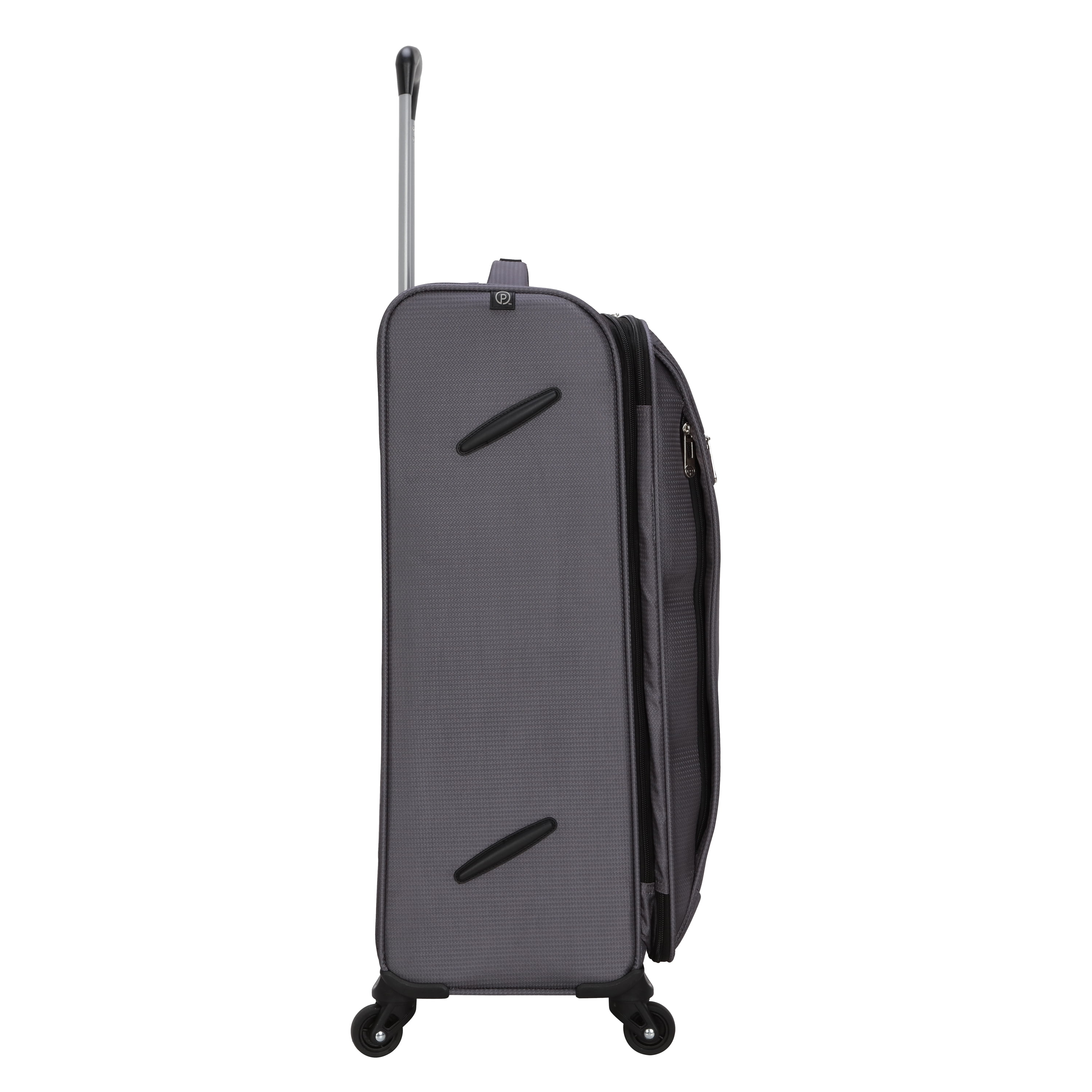 Protege 30 inch Lightweight Softside Travel Upright Checked Luggage, Grey, Adult