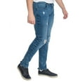 thumbnail image 2 of Hawks Bay Men'S Slim Tapper Rip Jeans Medium Blue 28, 2 of 3