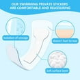 thumbnail image 3 of Women's Waterproof Sanitary Pads for Swimming, Skin-Friendly Prevention for Swimming & Daily Activities, Reusable Adhesive Patches - 6 PCS, 3 of 5