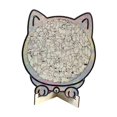thumbnail image 3 of Juguete de madera con forma de gato, decorativo y que estimula la coordinación ojo-mano. Único. Estilo F, 3 of 9