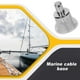 thumbnail image 5 of Riwesomey Base de montaje de acero inoxidable, herrajes marinos, soportes de puntal pulidos para barcos, soporte de cuerda, reemplazo externo Bombillas para automóviles, 5 of 6