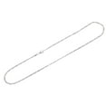 thumbnail image 2 of 925 Sterling Silver FIGARO Chain 2mm 050 Necklace Italy 16", 18", 20", 24", 30", 2 of 6