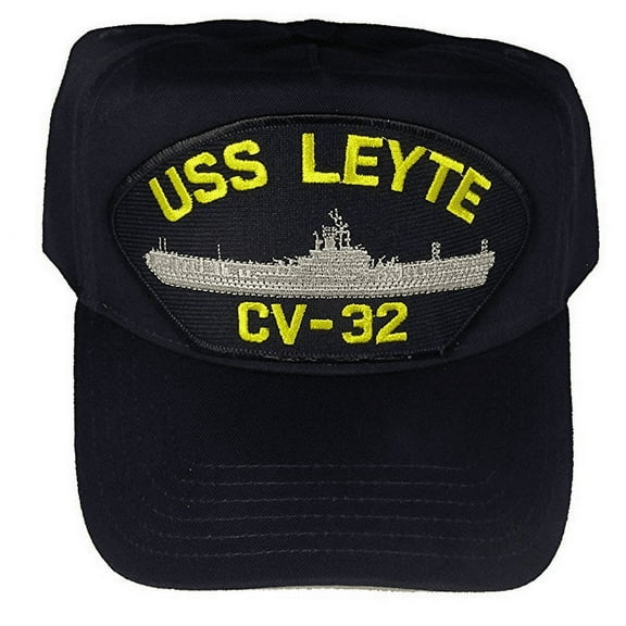 USS LEYTE CV-32 HAT USN NAVY SHIP ESSEX CLASS AIRCRAFT CARRIER