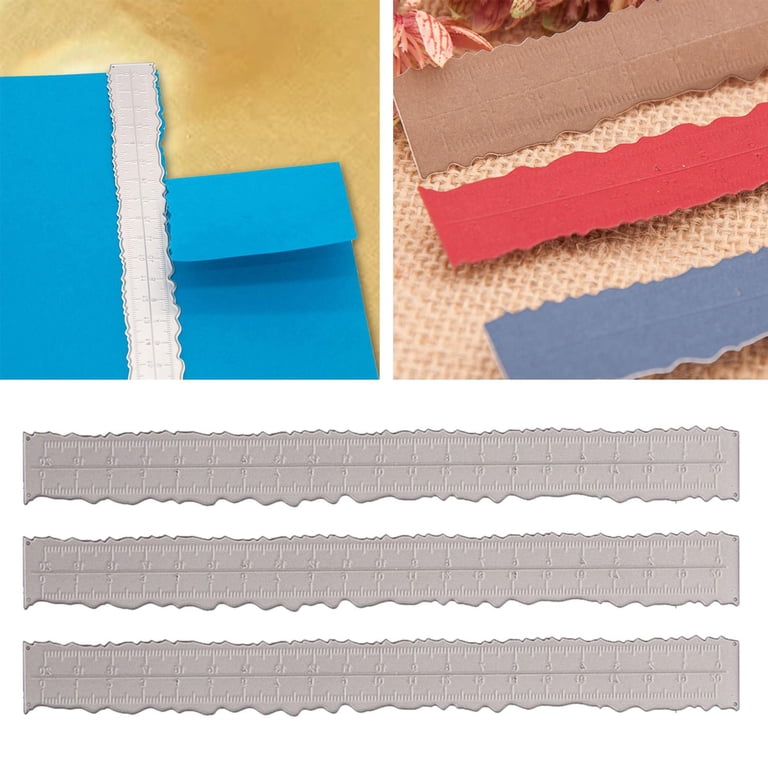 Irregular Ruler Dies 3Pcs Irregular Ruler Set - Carbon Steel Paper ...