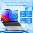 thumbnail image 6 of DUNHOO 15.6-inch Windows 11 Laptop, Intel M3 Processor, 8GB RAM, 256GB SSD, 1920x1080 Display. WiFi 5.0 BT 4.2 for Student, Home Office, Business, 6 of 8
