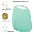 thumbnail image 3 of 3 Pack Mini Kitchen Cutting Board Mats Small Fruit Cutting Board Wheat Straw Plastic Cutting Boards Set Dishwasher Safe, 3 of 5