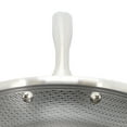 thumbnail image 3 of Oster Modessa 9.5 Inch Nonstick Tri-ply Stainless Steel Frying Pan in Silver, 3 of 5