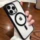 thumbnail image 2 of Colorful Transparent For Magsafe Magnetic Wireless Charging Case For iPhone 15 14 13 12 11 Pro Max Mini Xs XR Hard Acrylic Cover, 2 of 5