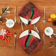 thumbnail image 4 of GZHJMY Kwanzaa Cloth Napkin Seven Candles Kitchen Dining Table Decor Festive for Gathering Party Favors Seasonal Winter New Year Present 6 Pack 20" × 20", 4 of 6