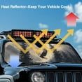 thumbnail image 4 of Uorisanigo Windshield Sun Shade,Forest Eagle Window Sun Visor Protection,Sunshade Windshield Cover for Jeeps,Sunshade for 2018-2024 2025 Jeep Wrangler JL / 2020-2024 Jeep Gladiator JT, 4 of 7