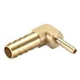 thumbnail image 3 of 10mm to 4mm Barb Brass Hose Fitting 90 Degree Elbow Pipe Connector Coupler Tubing Adapter 1pcs, 3 of 3