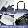 thumbnail image 2 of Insulated Women's Lunch Bag for Work, Stain-Resistant, Lightweight, Lunch Container, Zipper, Copley Lunch Kit, Cheetah Black, 2 of 5