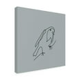 thumbnail image 4 of Canvas Wall Art - Line and Brush 'Line Bird 2' Wall Art for Living Room, Bedroom, or Office Décor by Trademark Fine Art - 24 x 24 Inches, 4 of 4