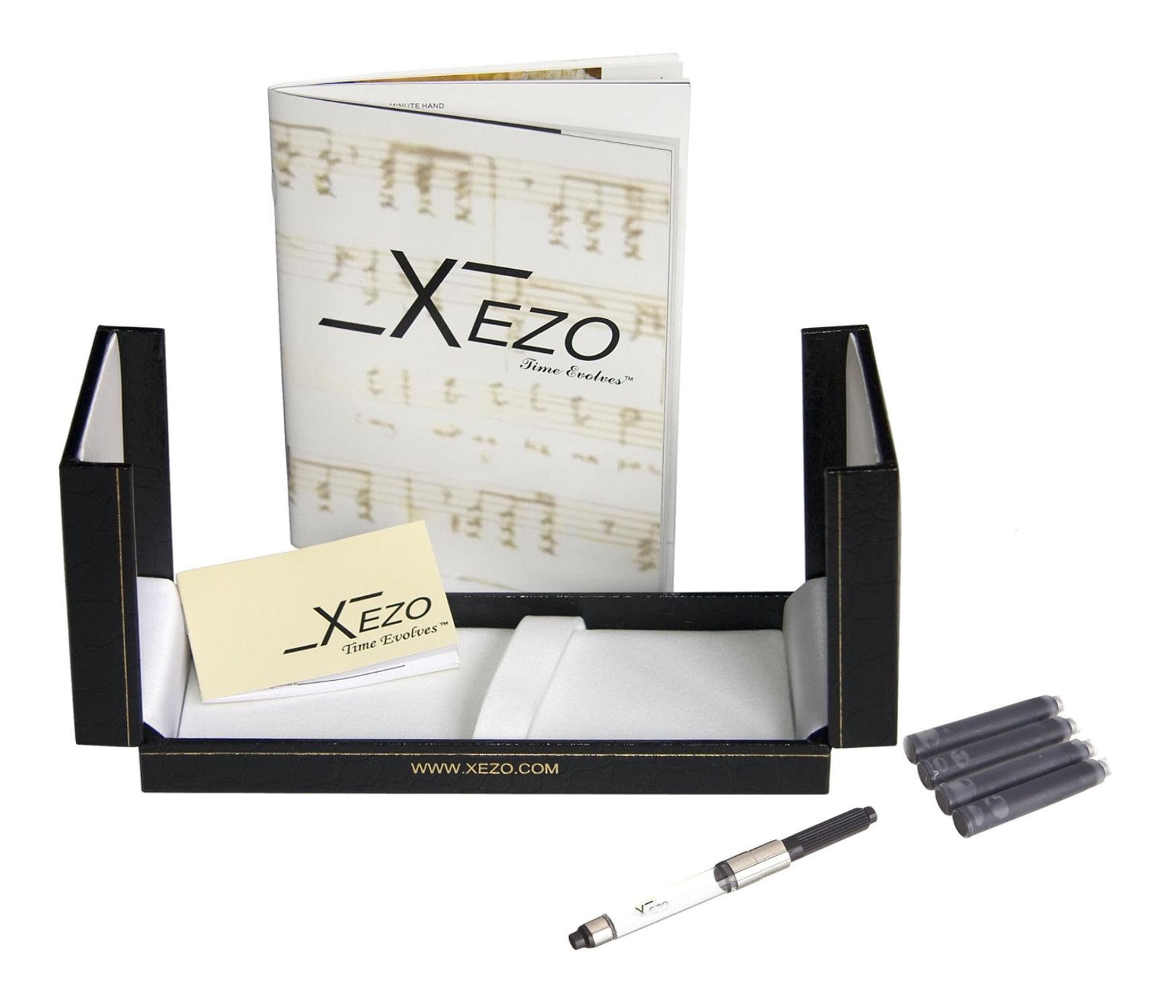Xezo Xezo Maestro® Paua Abalone Sea Shell Fountain Pen (Medium Nib) - Platinum Plated