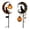 2PCS A+C, variant on Solar Halloween Black Cat & Pumpkin Moon - Pumpkin Moon Garden Stake Light - Halloween Hanging Pumpkin Lantern lamp for Outdoor Patio Pathway Yard Lawn Decors
