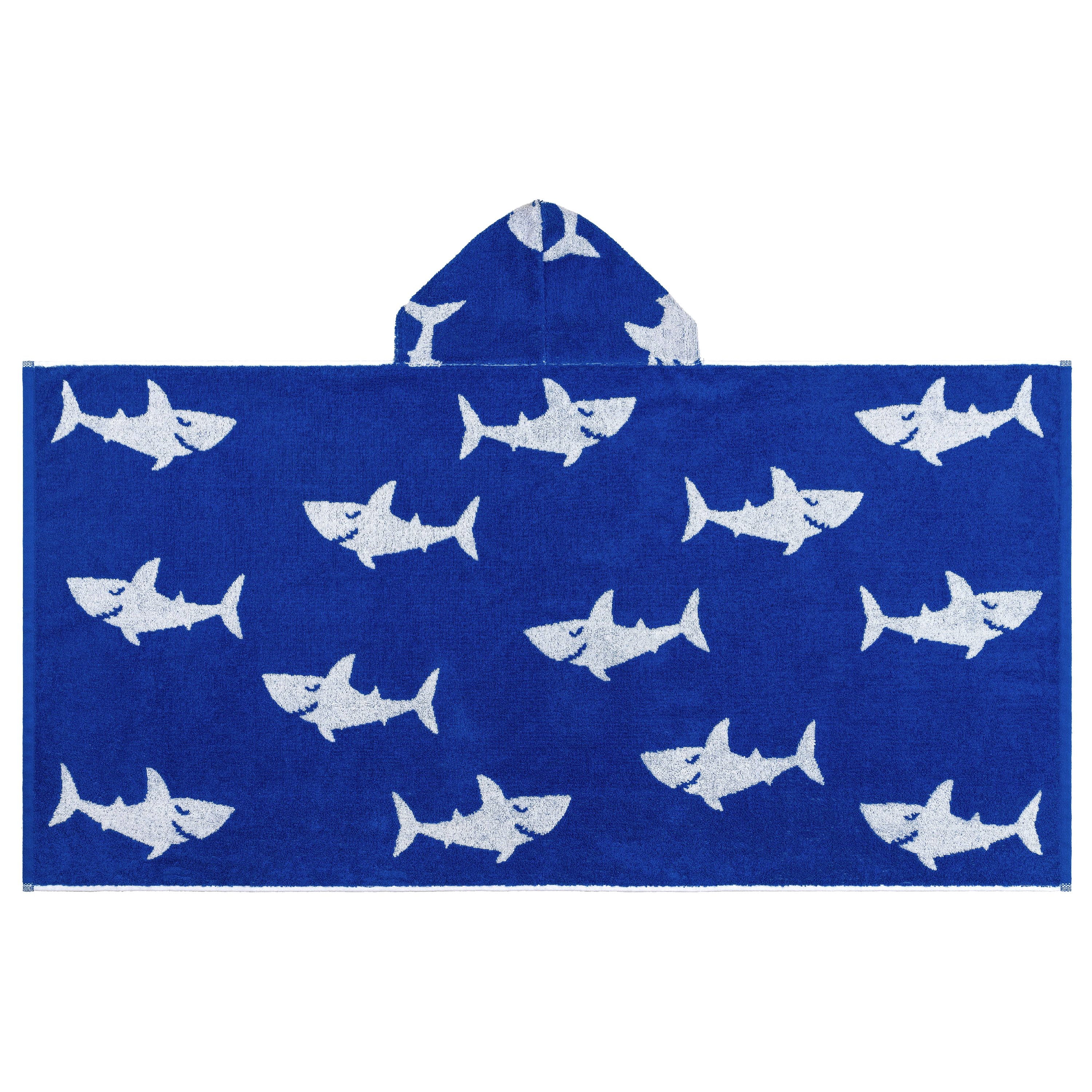 Linum Kids 100% Turkish Aegean Cotton Hooded Easy Bath and Beach Wrap