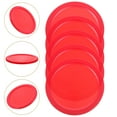 thumbnail image 1 of FUTUREORYY 5 Pcs Rondelles de Hockey sur Air Rouges Pièces de Rechange en Plastique Durable pour Accessoires de Jeu de Table, 1 of 8