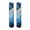 Blue Marble Pattern, variant on White Marble Pattern Women's Crew Socks, Mid-calf Polyester Running Athletic Socks with Reinforced Heel & Toe, Moisture Wicking Gifts Ideas for Holiday Birthday Gifts