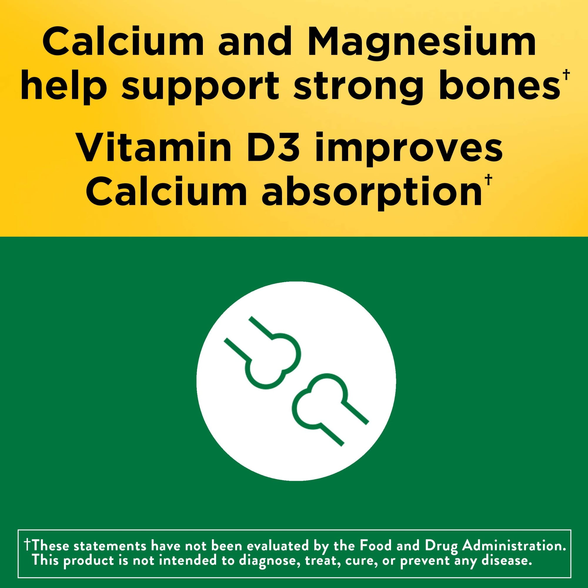 Nature Made Calcium Magnesium Zinc with Vitamin D3 Tablets, Dietary Supplement, 330 Count