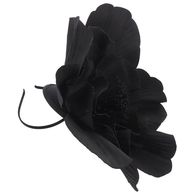 Diadema grande con flores para mujer, tocado de flores, diadema, decoración para el cabello, tocado grande con flores