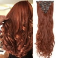 thumbnail image 3 of SEGO 17" Curly Secret Extensions 8PCS/SET 18 clips Full Head Clip in Hair Extensions 170Grams Thick Real Natural Hairpiece, 3 of 8