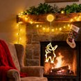 thumbnail image 3 of BKRE Suction Cup Christmas Lights Mini Suction Cup Lights For Windows Suction Cup Window Lights Battery Operated Holiday For Indoor Outdoor Festive Night Light Display (4 Styles), 3 of 3