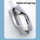 thumbnail image 3 of Cateissary Estuche para auriculares Banco de energía U Disco Bolsa de almacenamiento Organizador digital con asa Ratón Bolsa de transporte Cables de audio/vídeo Negro, 3 of 6