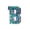 B, variant on Staron Mirror Finish LED Letter Lights, Colorful Decorative Tabletop Night Lights, 26-Letter Set with Dense Warm LED for Personalized Messages Wall Hanging