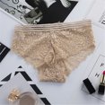 thumbnail image 3 of Bigersell Leakproof Underwear for Women Clearance Cotton Underwear Women High Cut Panty Style P-1909 Cotton Plus Size Panties Thongs Ladies Briefs Mid Waist Women's Briefs Beige One Size, 3 of 5