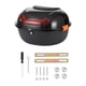 thumbnail image 1 of Caja de maletero para vehículo eléctrico, caja superior trasera, portaequipaje con cerradura para motocicleta Negro, 1 of 9
