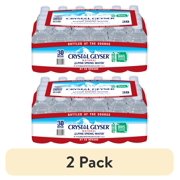 (2 pack) Crystal Geyser Alpine Spring Water Natural, 8 Ounce Bottles, 30-Pack