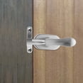 thumbnail image 3 of OULII 1Pack Door Latch Barn Door Hardware Silver Stainless Steel Decorations, 3 of 8
