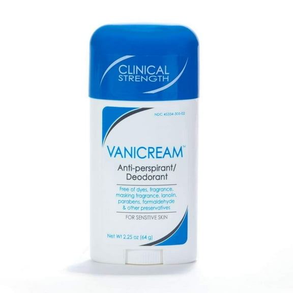 Vanicream Antiperspirant Deodorant for Sensitive Skin, 2.25 Oz, 3 Pack