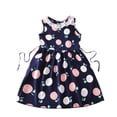 thumbnail image 2 of Piuwrlz Summer Dresses for Girls Casual Play Dresses Suspender Crew Neck Pleated Skirts Multicolor Size 8 Years, 2 of 3