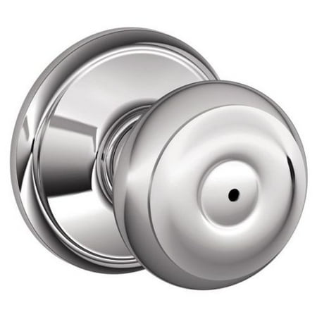 Plymouth Knob Set Privacy Lock - Schlage F40-GEO Georgian Privacy Door Knob Set