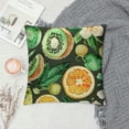 thumbnail image 2 of Qinduosi Summer Fruit Pillow Covers Pineapple Lemon Kiwifruit Avocado Decorative Throw Pillow Case Yellow Floral Cushion Cover of Home Decor for Bedroom Sofa Living Room Couch Chair Outdoor White, 2 of 5