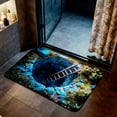 thumbnail image 2 of 3D Optical Hole Rug Novelty Funny Carpet for Home and Interactive Pet Play, 2 of 4