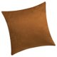 thumbnail image 3 of Funda de almohada de terciopelo cuadrado con forma de almohada Funda de almohada de decoración de sofá de color sólido, café Sweethay HA003042-08, 3 of 6
