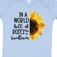 thumbnail image 4 of Inktastic Summer in a World Full of Roses Be a Sunflower Boys or Girls Baby Bodysuit, 4 of 5