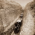 thumbnail image 3 of Hart, Alfred A. 15x15 Black Modern Framed Museum Art Print Titled - Bloomer Cut near Auburn, California, 800 feet long and 63 feet high, 1866-1869, 3 of 5