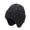 Grey, variant on Mens Women Winter Hat Cold Weather Hood Outdoor Sports Windproof Knit Cap with Earflaps Black One Size