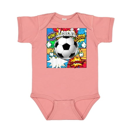 

Inktastic Soccer Superhero Gift Baby Boy or Baby Girl Bodysuit